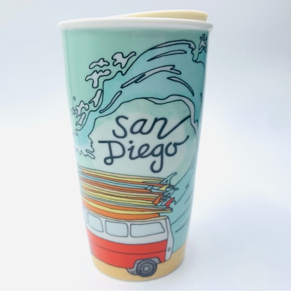 Starbucks Kitchen Starbucks San Diego Vw Ceramic Traveler Cup 26